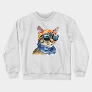 Cool Cat Crewneck Sweatshirt